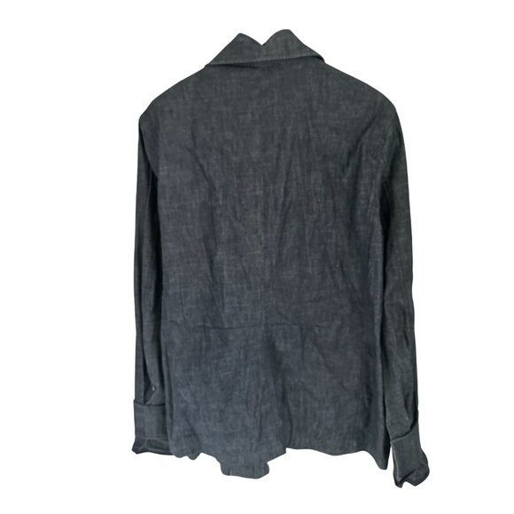 Diesel Made in Italy Mens Denim-Look Jacket With Pockets & Button Cuffs Size XL - Picture 5 of 14